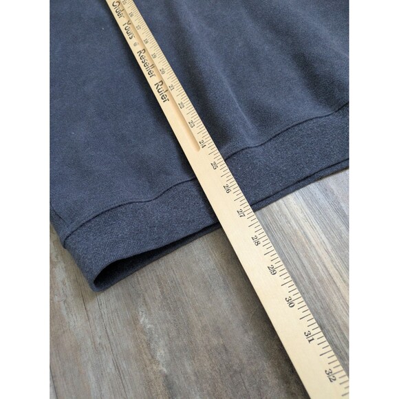 Boss Hugo Boss Men's XXL Collared Pullover Long Sleeve 13 Button Blue - Picture 4 of 6